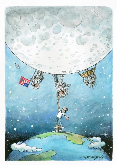 World Moon Day. 20th of July 1969 first moon landing