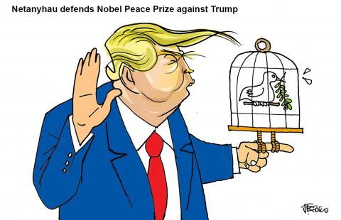 Netanyhau defends Nobel Peace Prize against Trump