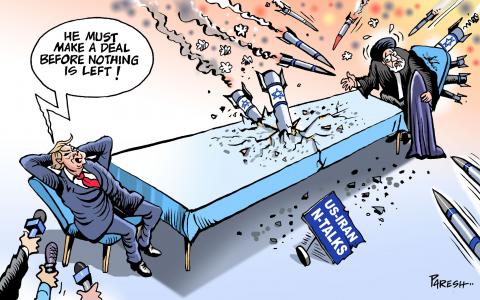 Nuclear talks and attacks