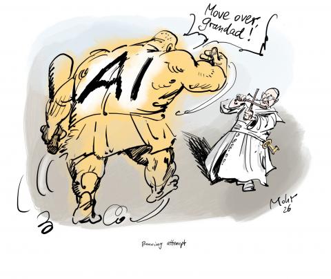 Pope Leo tries to bann the forward pressing AI 