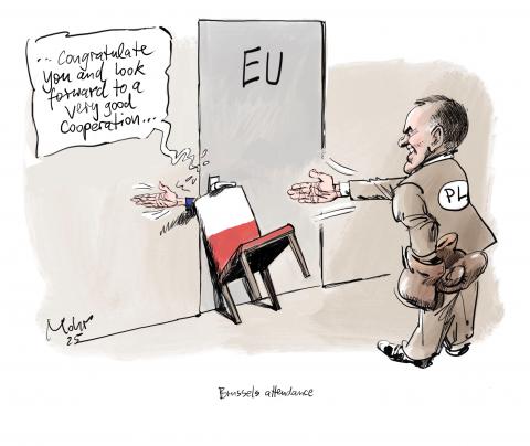 The EU congratulates the new Polish President Karol Nawrocki on his election victory.