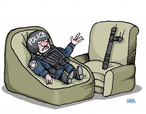 Police rely on repression