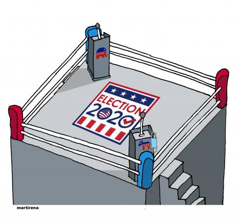 Electoral debate in the USA