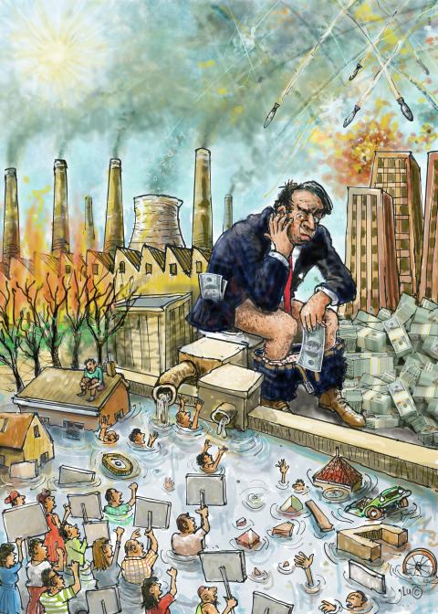 Profiting from crisis