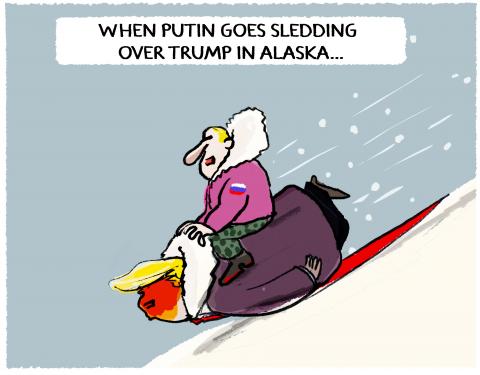 When Putin goes sledding over Trump in Alaska