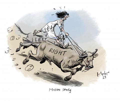 The strengthening of right-wing populists in Europe