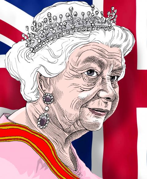 Queen Elizabeth of United Kingdom.