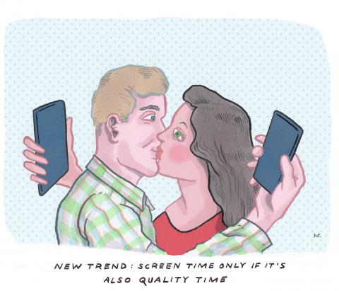 New trend: screen time only if it's also quality time
