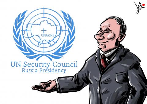 putin security council russia del rosso cartoon