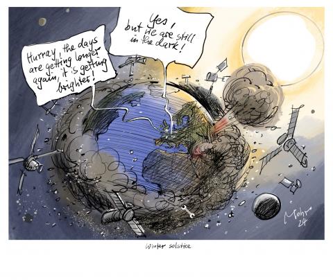 Global crises, shortest day of the year.