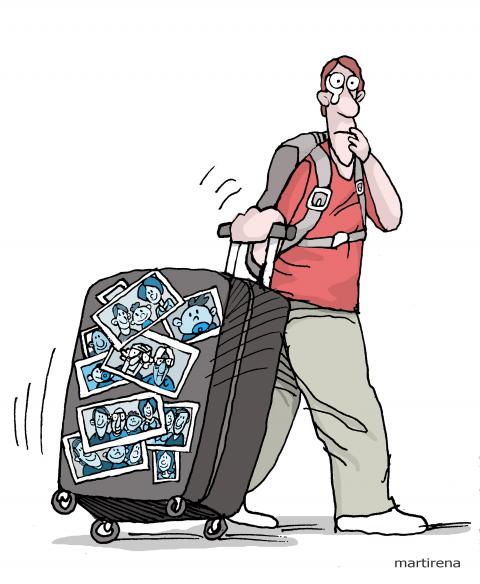 The immigrants suitcase