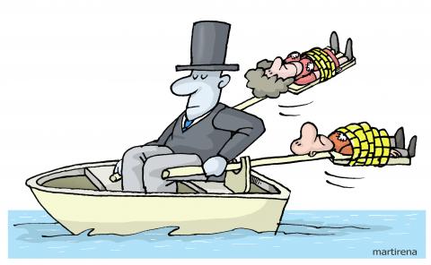 The rich survive at the expense of the poor