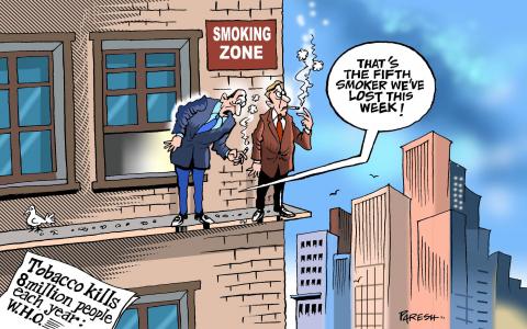 Tobacco kills 8 million people each year