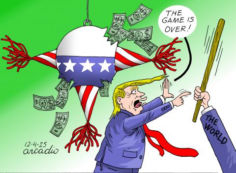 Trump and his trade war.