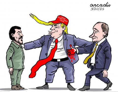 Trump and his friend, Putin.