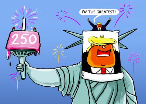 Trumps 4 July