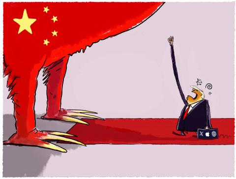Trump in China