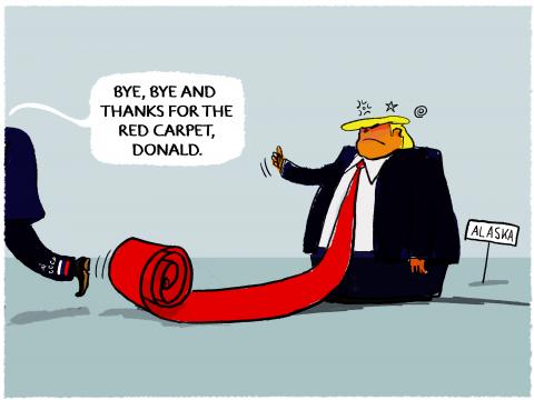 Trump meets Putin in Anchorage