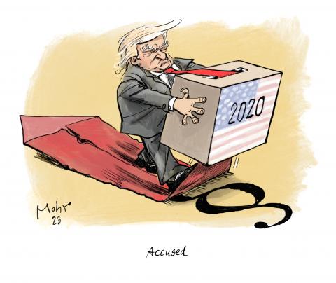 Charges against trump for election rigging.