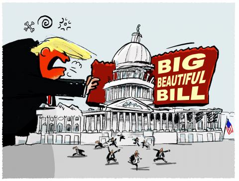 Trumps big beautiful bill is going to be pushed through....