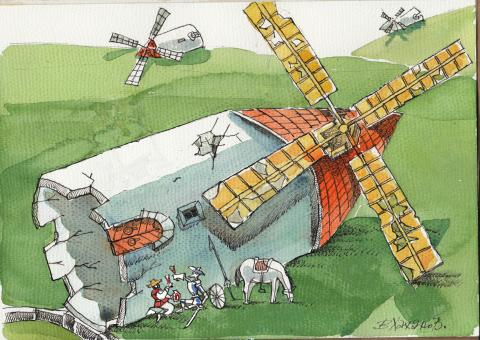 And Don Quixote can be a winner