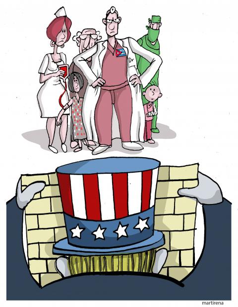 US blockade of Cuban healthcare