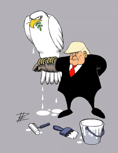 disguise of peace; false peace