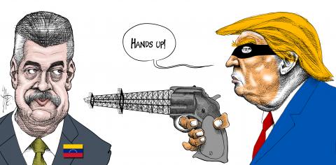 Trump is threatening Venezuela with the sole purpose of stealing its oil.