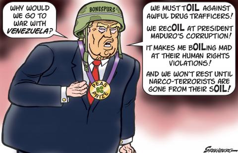 Lust for Venezuela's oil reserves is probably behind Donald Trump's obsession with that nation.