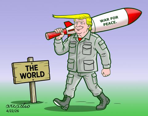 Trump and his idea about peace.