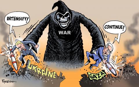 Offensive in Ukraine and Gaza