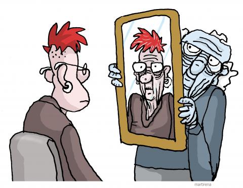 Growing old in the blink of an eye