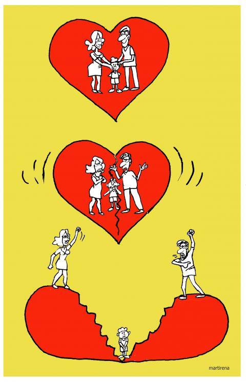 breakup with children