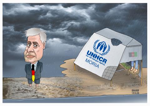 Moria refugee camps !