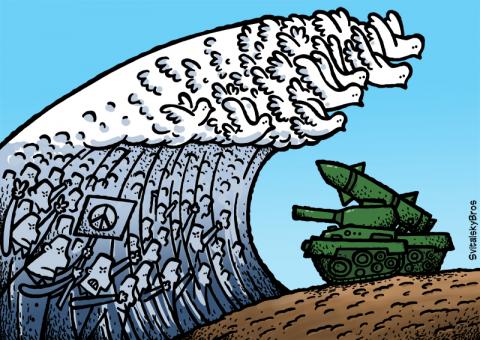 cartoon about peace