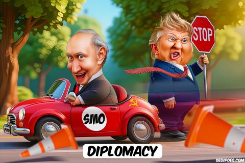 Putin ignores Trump's stop sign