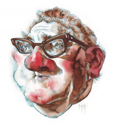 Caricature of Henry Kissinger