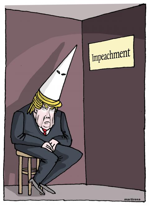 Trump alone and punishment