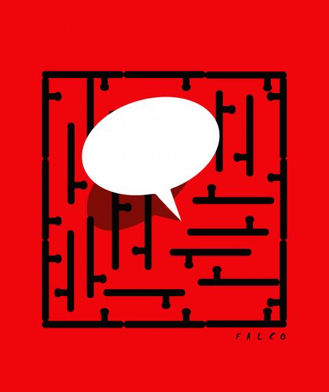 Opinion surrounded