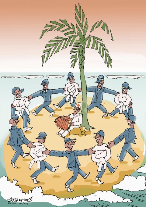 Medicine on the island is a great force. There are no people willing to leave the island.