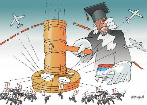 Sentences to oppositionists