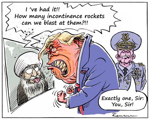 Trump confuses incontinental with incontinence.