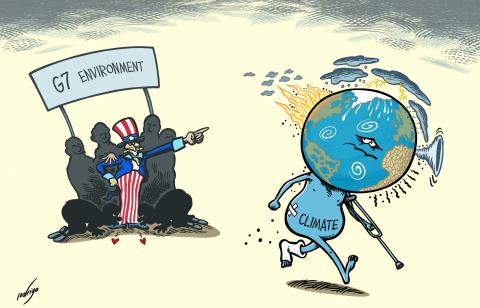 G7 Environment: Climate change dropped from the agenda to avoid friction with the USA