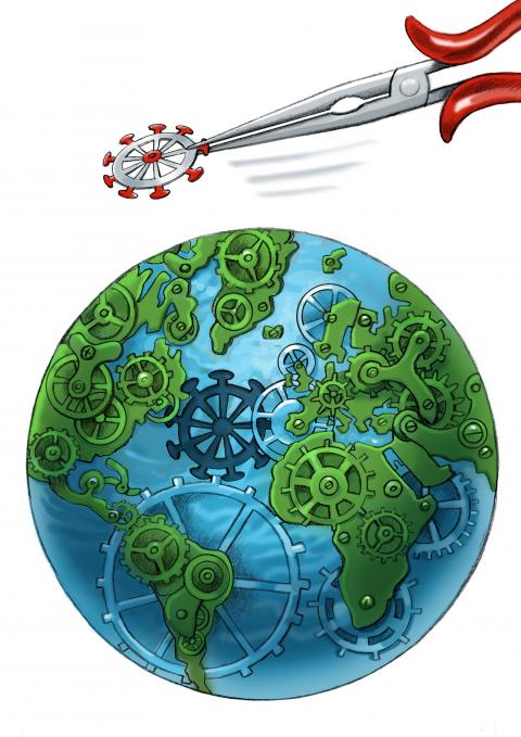 globalism urgent need to cooperate together to remove covid by following rules very strictly