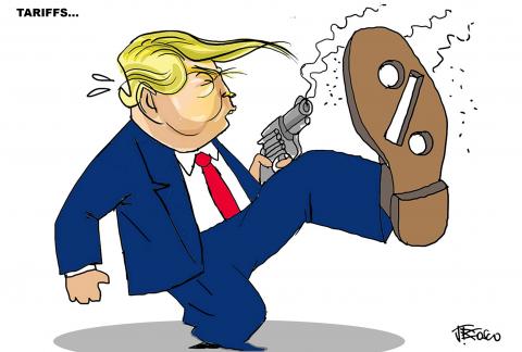Trump's tariffs destroy the economy