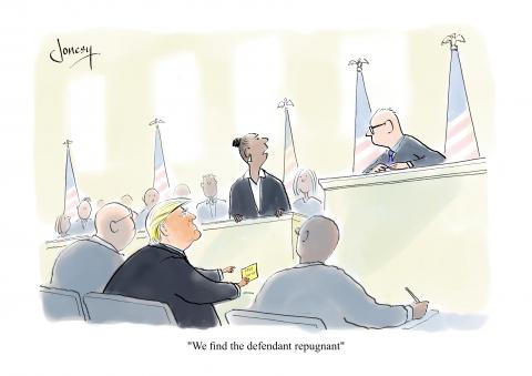 Head juror passes verdict on Trump as he stands trial yet again