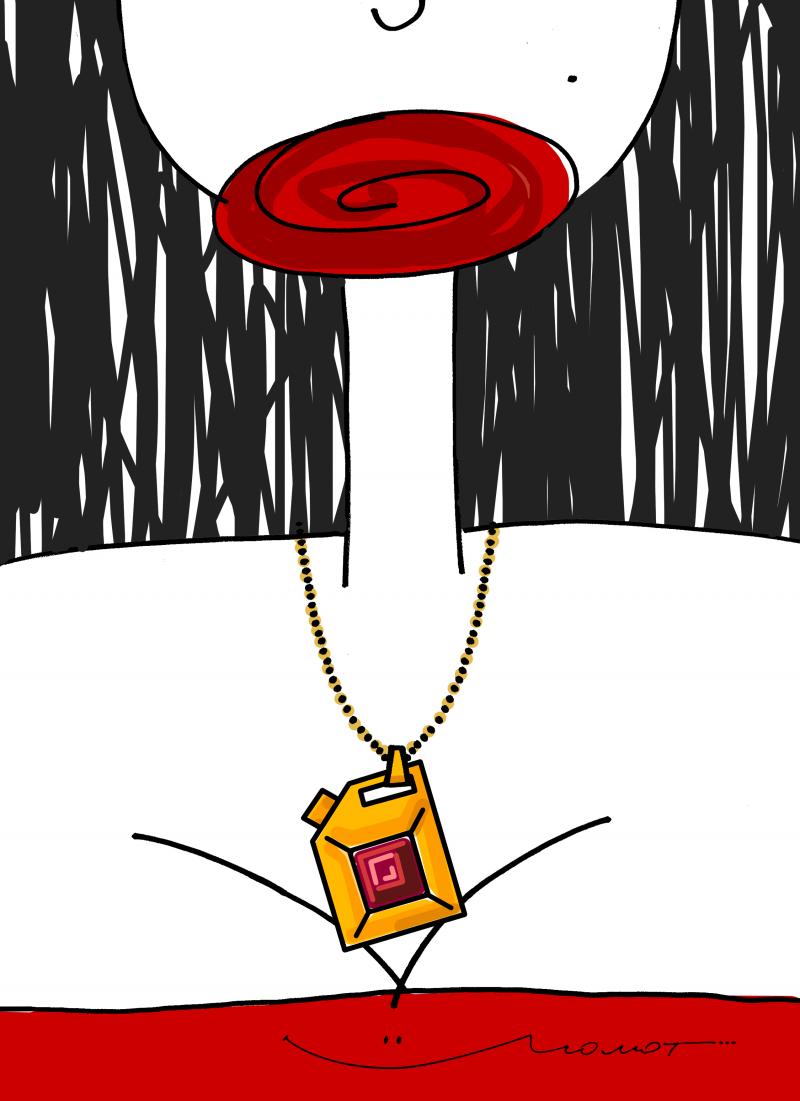 Golden Gasoline Canister