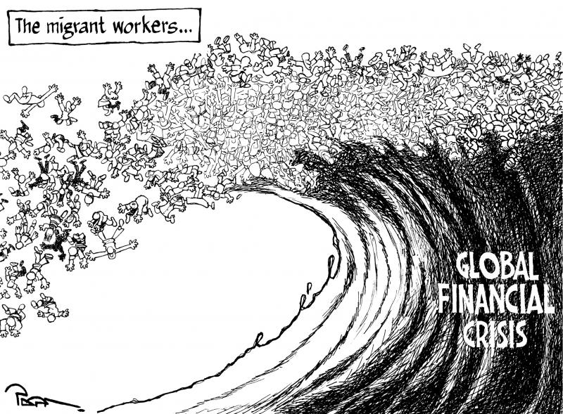 Cartoon about globalization