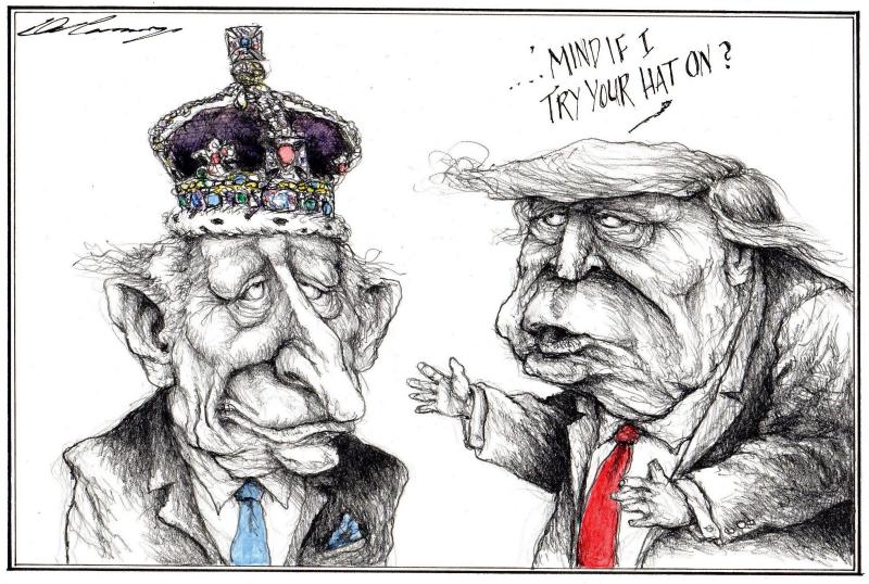 Trump asks to try on King Charles' crown