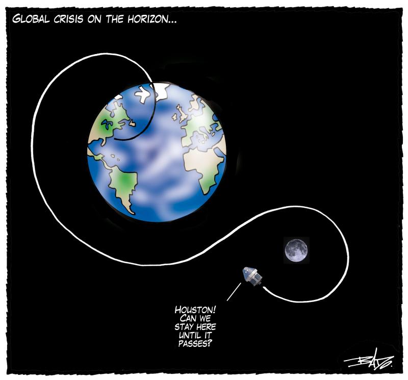 Artemis astronauts reluctant to return to Earth.
